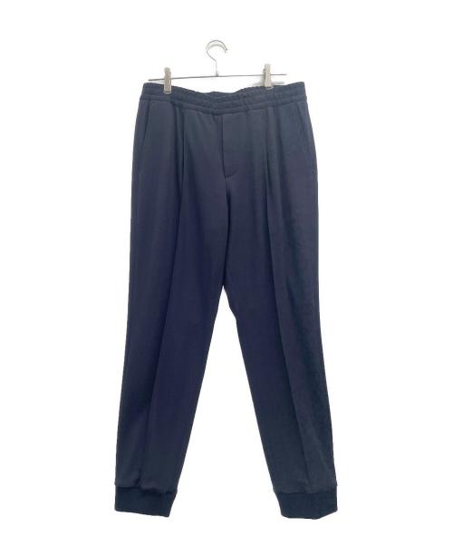 HUGO BOSS（ヒューゴ ボス）HUGO BOSS (ヒューゴ ボス) プリーツ入りスウェットパンツ ネイビー サイズ:50 未使用品の古着・服飾アイテム