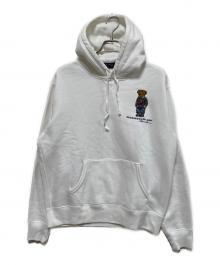POLO RALPH LAUREN（ポロ・ラルフローレン）の古着「プルオーバーパーカー」｜ホワイト