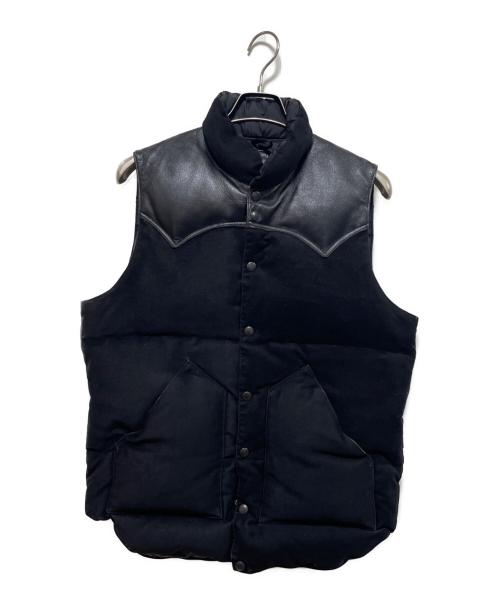 BEAUTY&YOUTH UNITED ARROWS（ビューティーアンドユースユナイテッドアローズ）BEAUTY&YOUTH UNITED ARROWS (ビューティーアンドユースユナイテッドアローズ) RockyMountainFeatherBed (ロッキーマウンテンフェザーベッド) ダウンベスト ブラック サイズ:40の古着・服飾アイテム
