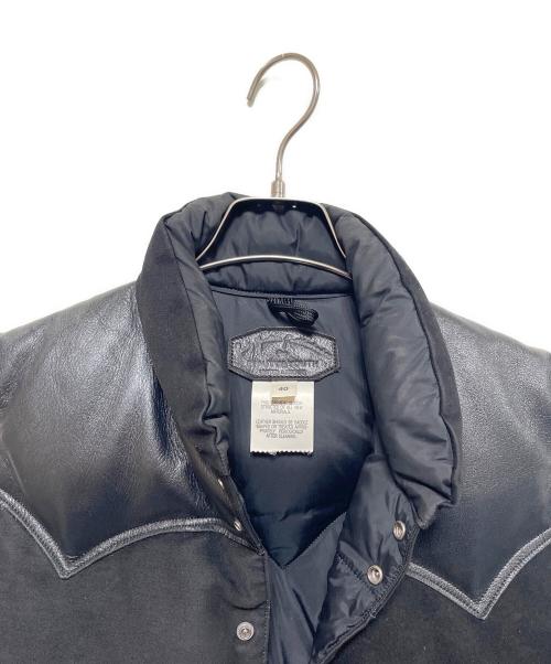 BEAUTY&YOUTH UNITED ARROWS（ビューティーアンドユースユナイテッドアローズ）BEAUTY&YOUTH UNITED ARROWS (ビューティーアンドユースユナイテッドアローズ) RockyMountainFeatherBed (ロッキーマウンテンフェザーベッド) ダウンベスト ブラック サイズ:40の古着・服飾アイテム