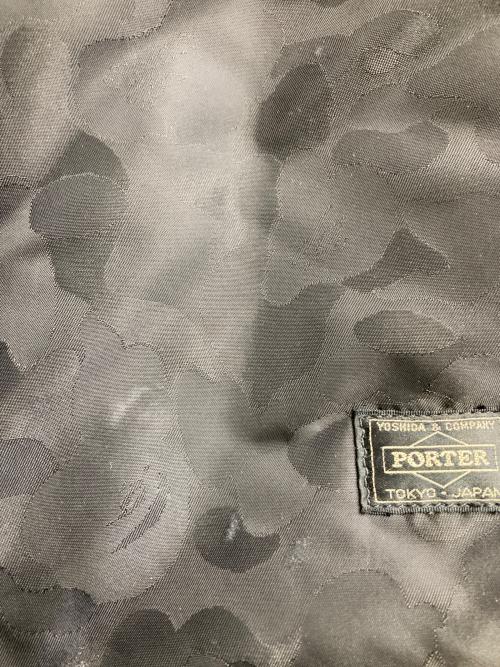 PORTER（ポーター）PORTER (ポーター) A BATHING APE (アベイシングエイプ) タンカーデイバッグ ブラックの古着・服飾アイテム