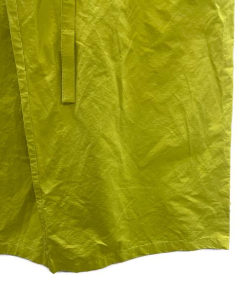 MAISON SPECIAL（メゾンスペシャル）MAISON SPECIAL (メゾンスペシャル) タックワイドパンツ ライム サイズ:SIZE 36 未使用品の古着・服飾アイテム