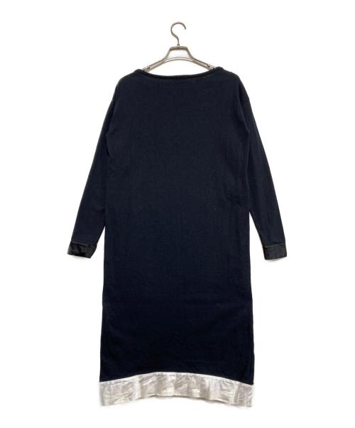 MARNI（マルニ）MARNI (マルニ) 長袖ワンピース ブルー×ブラック サイズ:36の古着・服飾アイテム