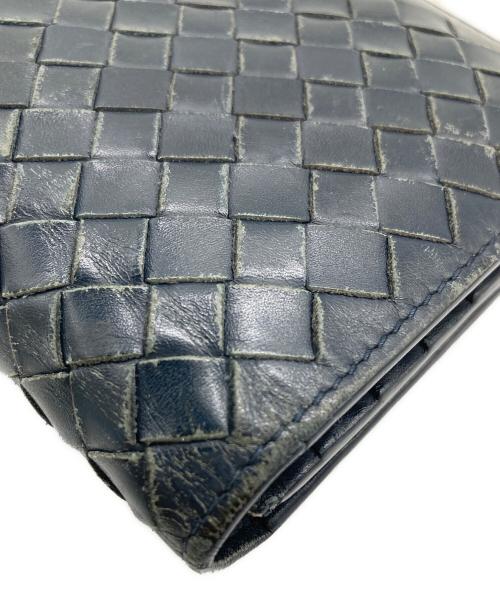 BOTTEGA VENETA（ボッテガベネタ）BOTTEGA VENETA (ボッテガベネタ) イントレチャート ネイビーの古着・服飾アイテム