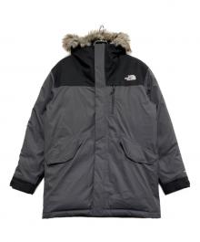 THE NORTH FACE（ザ ノース フェイス）の古着「ダウンジャケット」｜グレー×ブラック