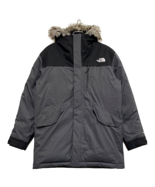 THE NORTH FACE（ザ ノース フェイス）THE NORTH FACE (ザ ノース フェイス) ダウンジャケット グレー×ブラック サイズ:Mの古着・服飾アイテム