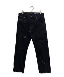 ATELIER&REPAIRS×LEVI'S（アトリエ＆リペアーズ×リーバイス）の古着「ブラックジーンズ」｜ブラック