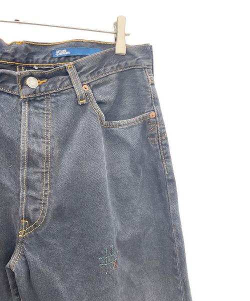 LEVI'S（リーバイス）LEVI'S (リーバイス) ATELIER&REPAIRS (アトリエ＆リペアーズ) デニムパンツ グレー サイズ:SIZE 91cm (W36)の古着・服飾アイテム