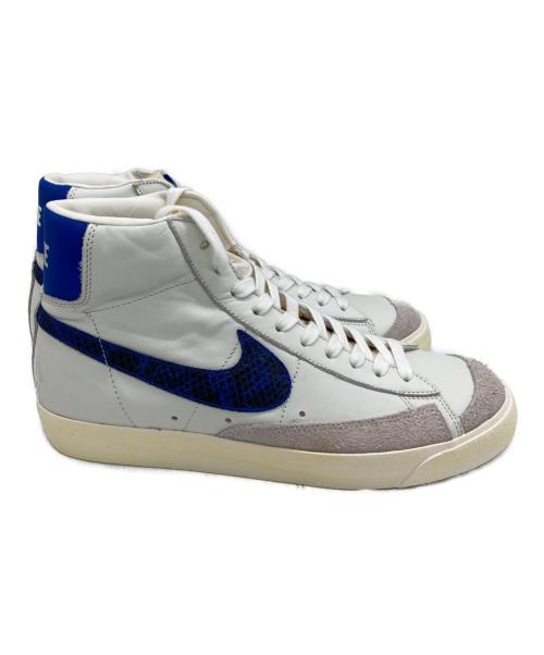 NIKE（ナイキ）NIKE (ナイキ) BLAZER MID ホワイト×ブルー サイズ:26.5cmの古着・服飾アイテム
