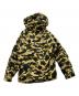 A BATHING APE (アベイシングエイプ) ダウンジャケット オリーブ×カーキ サイズ:L：40000円
