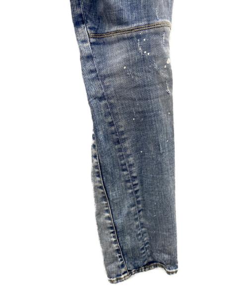DSQUARED2（ディースクエアード）DSQUARED2 (ディースクエアード) Tidy Biker Jean インディゴ サイズ:54の古着・服飾アイテム