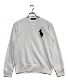 POLO RALPH LAUREN（ポロ・ラルフローレン）の古着「ビッグポニースウェット」｜ホワイト