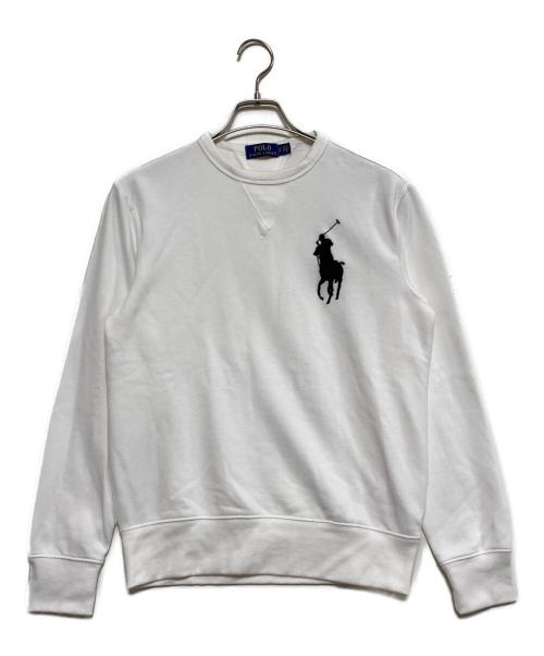 POLO RALPH LAUREN（ポロ・ラルフローレン）POLO RALPH LAUREN (ポロ・ラルフローレン) ビッグポニースウェット ホワイト サイズ:SIZE Sの古着・服飾アイテム
