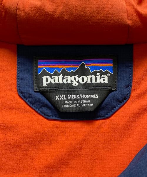 Patagonia（パタゴニア）Patagonia (パタゴニア) ナイロンジャケット オレンジ×ネイビー サイズ:XXLの古着・服飾アイテム