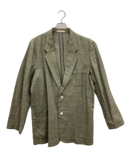 PAPAS（パパス）PAPAS (パパス) テーラードジャケット オリーブ サイズ:Ｍの古着・服飾アイテム