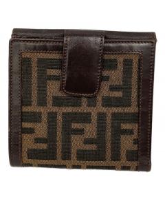 中古・古着通販】FENDI (フェンディ) 2つ折り財布 ブラック｜ブランド