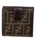 FENDI（フェンディ）の古着「2つ折り財布」｜ブラウン