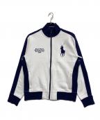 POLO RALPH LAURENポロ・ラルフローレン）の古着「トラックジャケット」｜ホワイト×ネイビー