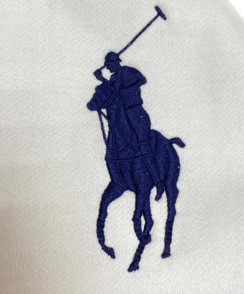 POLO RALPH LAUREN（ポロ・ラルフローレン）POLO RALPH LAUREN (ポロ・ラルフローレン) トラックジャケット ホワイト×ネイビー サイズ:Mの古着・服飾アイテム