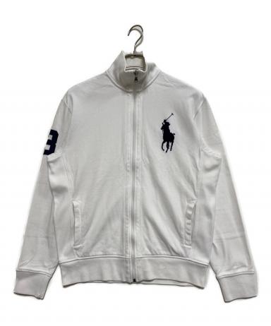 00s RALPH LAUREN リバーシブルジャケット 刺繍 白 XL 859 中古・古着通販】POLO RALPH LAUREN (ポロ・ラルフローレン) ジップ