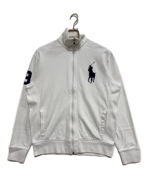 POLO RALPH LAUREN（ポロ・ラルフローレン）POLO RALPH LAUREN (ポロ・ラルフローレン) ジップジャケット ホワイト サイズ:Lの古着・服飾アイテム