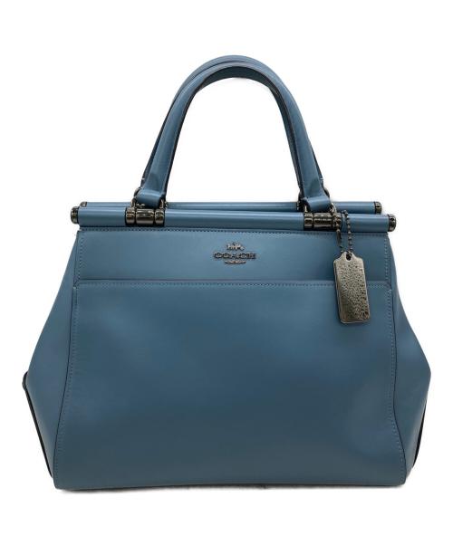 COACH（コーチ）COACH (コーチ) 2WAYバッグ スカイブルーの古着・服飾アイテム