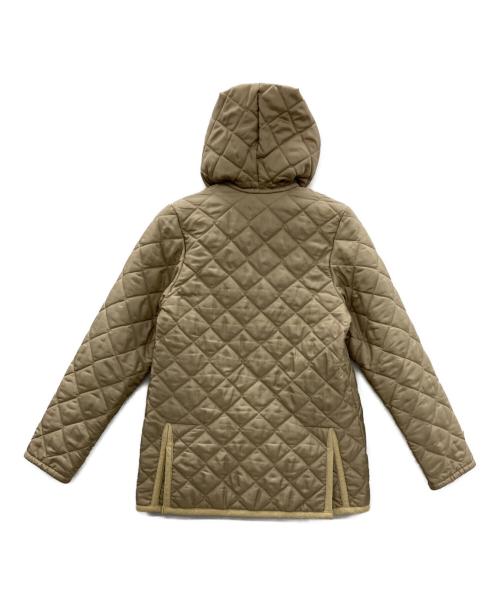 LAVENHAM（ラベンハム）LAVENHAM (ラベンハム) キルティングフーデットジャケット ベージュ サイズ:size38の古着・服飾アイテム
