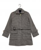 MACKINTOSHマッキントッシュ）の古着「ウールコート」｜ホワイト×ブラック