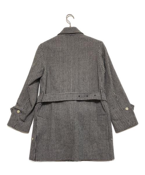 MACKINTOSH（マッキントッシュ）MACKINTOSH (マッキントッシュ) ウールコート ホワイト×ブラック サイズ:34の古着・服飾アイテム