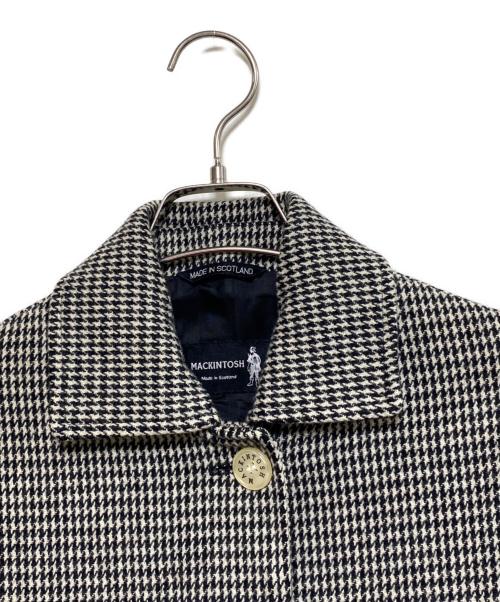 MACKINTOSH（マッキントッシュ）MACKINTOSH (マッキントッシュ) ウールコート ホワイト×ブラック サイズ:34の古着・服飾アイテム