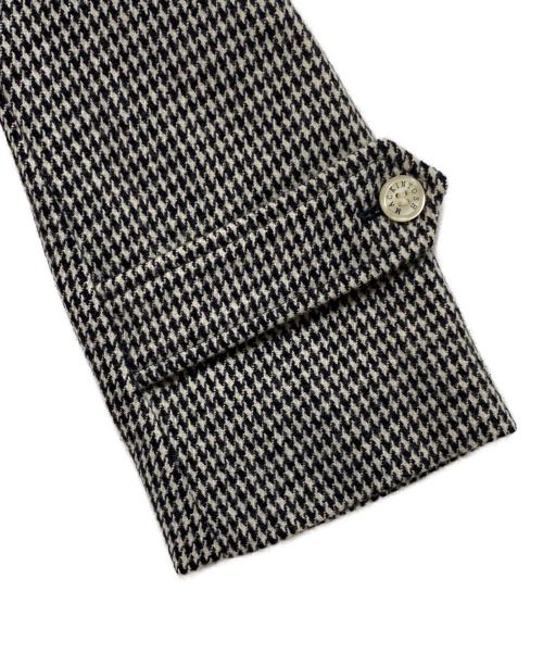 MACKINTOSH（マッキントッシュ）MACKINTOSH (マッキントッシュ) ウールコート ホワイト×ブラック サイズ:34の古着・服飾アイテム