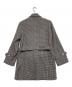 MACKINTOSH (マッキントッシュ) ウールコート ホワイト×ブラック サイズ:34：6000円