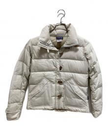 Patagonia（パタゴニア）の古着「トグル・コットン・ダウンジャケット」｜アイボリー