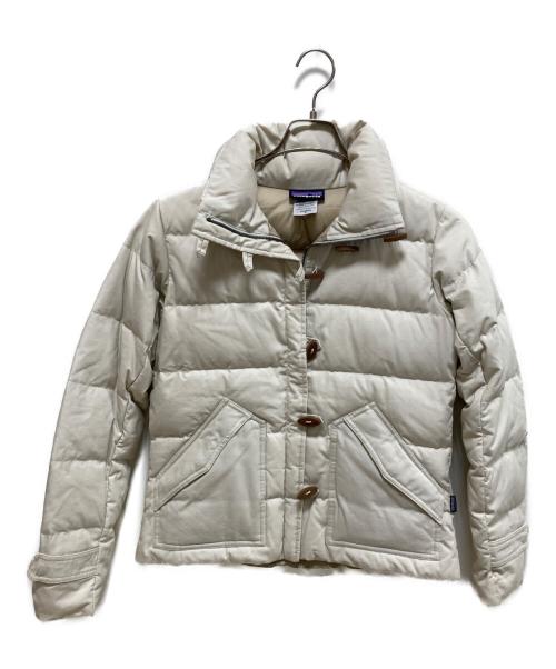 Patagonia（パタゴニア）Patagonia (パタゴニア) トグル・コットン・ダウンジャケット アイボリー サイズ:SIZE Sの古着・服飾アイテム