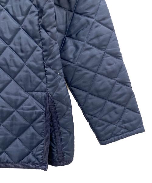 LAVENHAM（ラベンハム）LAVENHAM (ラベンハム) キルティングフーデットジャケット ネイビー サイズ:36の古着・服飾アイテム
