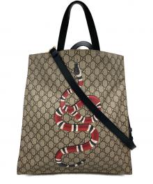GUCCI（グッチ）の古着「ショルダートートバッグ」｜カーキ