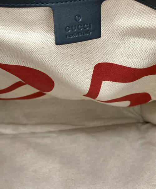 GUCCI（グッチ）GUCCI (グッチ) ショルダートートバッグ カーキの古着・服飾アイテム