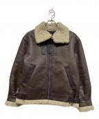 VALLEY APPAREL L.L.CバレーアパレルL.L.C）の古着「フェイクムートンジャケット」｜ブラウン