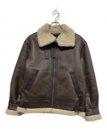 VALLEY APPAREL L.L.C（バレーアパレルL.L.C）の古着「フェイクムートンジャケット」｜ブラウン