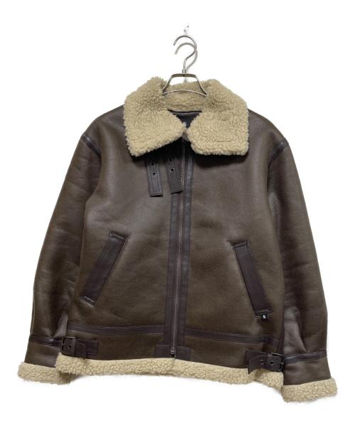 VALLEY APPAREL L.L.C（バレーアパレルL.L.C）VALLEY APPAREL L.L.C (バレーアパレルL.L.C) フェイクムートンジャケット ブラウン サイズ:ｓの古着・服飾アイテム