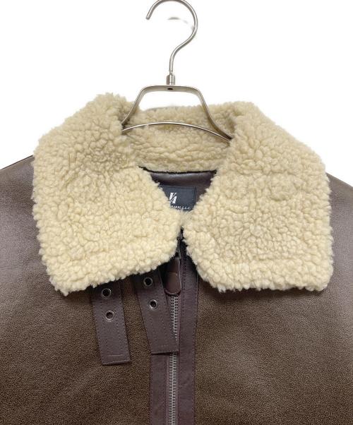 VALLEY APPAREL L.L.C（バレーアパレルL.L.C）VALLEY APPAREL L.L.C (バレーアパレルL.L.C) フェイクムートンジャケット ブラウン サイズ:ｓの古着・服飾アイテム