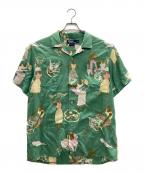 POLO RALPH LAURENポロ・ラルフローレン）の古着「90`Sアロハシャツ」｜グリーン
