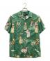 POLO RALPH LAUREN（ポロ・ラルフローレン）の古着「90`Sアロハシャツ」｜グリーン