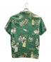 POLO RALPH LAUREN (ポロ・ラルフローレン) 90`Sアロハシャツ グリーン サイズ:Ｍ：18000円
