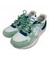 asics（アシックス）の古着「ランニングシューズ」｜グリーン