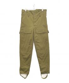 Czech army（チェコアーミー）の古着「M-85ミリタリーダブルニーカーゴパンツ」｜オリーブ