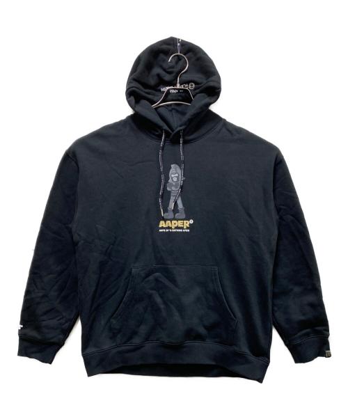 Aape BY A BATHING APE（エーエイプ バイ アベイシングエイプ）Aape BY A BATHING APE (エーエイプ バイ アベイシングエイプ) プルオーバーパーカー ブラック サイズ:XLの古着・服飾アイテム