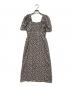 HER LIP TO (ハーリップトゥ) Cherry Pattern Cache-Coeur One-Piece ベージュ×ブラック サイズ:Ｍ：9000円