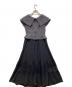 HER LIP TO (ハーリップトゥ) Siena Big Collar Pleated Dress ブラック サイズ:SIZE S：10000円