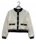 HER LIP TO（ハーリップトゥ）の古着「Boucle Bicolor Knit Jacket」｜ベージュ×ブラック